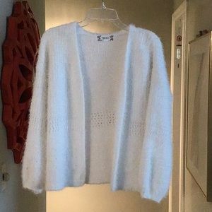 Pink Rose fuzzy sweater